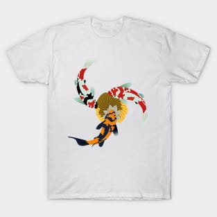 Koi Fish Design T-Shirt